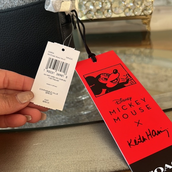 Coach Disney Mickey Mouse X Keith Haring Mini Camera Bag Crossbody Bag - Picture 11 of 11